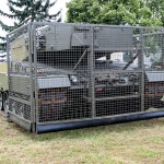 Schwenkflügelgitter auf dem Kampfpanzer Leopard 2 A4 © PzBrig15 Kampfpanzer Leopard 2 A4