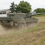 Vollbremsung mit dem Kampfpanzer Leopard 2 A4 © PzBrig15 Kampfpanzer Leopard 2 A4