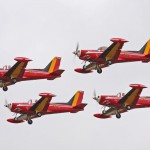 055 - Red Devils (Diables Rouges) flogen bereits 16 (!) Hawker Hunter F.6 und 7 Fouga Magister CM-170R und wurden 1977 aufgelöst Red Devils (Diables Rouges) / Siai Marchetti SF260