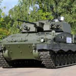 Das auf der Messe DSEi 2011 ausgestellte Fahrzeug ist der Ulan-Prototyp PT3 mit dem neuen Gefechtsturm für den ASCOD SV Scout © General Dynamics UK ASCOD SV Scout