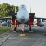 062 - Die israelischen Luftstreitkräfte schickten auch die McDonnell Douglas F-15D Baz '715' nach Ostrava. Die Maschine ist mit einer GPS-gelenkten Bombe JDAM GBU-31 und mit Luft-Luft-Lenkwaffen der Typen AIM-120 AMRAAM, Python 4 und Python 3 bewaffnet McDonnell Douglas F-15D Baz '715'