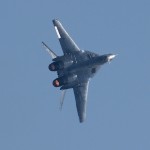 110 - Auch von der MiG-29 AS Fulcrum sind nur Gegenlichtstudien entstanden Mikoyan-Gurevich MiG-29 AS Fulcrum, 0619, Slovak Air Force