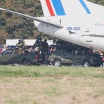 019 - Wie ein Überfall auf einen entführten Passagier-Jet aussehen könnte wurde dem Publikum vorgeführt Vorführung Geiselbefreiung