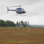 Kiowa beim Slalom-Training Bell OH-58B Kiowa (3C-OK)