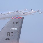 078 - Hier kommen die Turkish Stars über der B-52 herangeflogen Turkish Stars