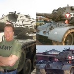 Arnold Schwarzenegger und sein M47 ’331′ M47 Patton '331' von Arnold Schwarzenegger