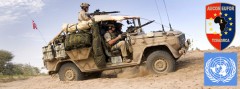 Soldaten des Jagdkommandos in ihrer Puch G Sandviper
