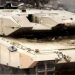 Nahaufnahme des Leopard 2A4M CAN ohne Tarnsystem © KMW Leopard 2A4M CAN