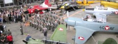 Eröffnung der Militärluftfahrtausstellung 2012 als Außenstelle des HGMs © HGM