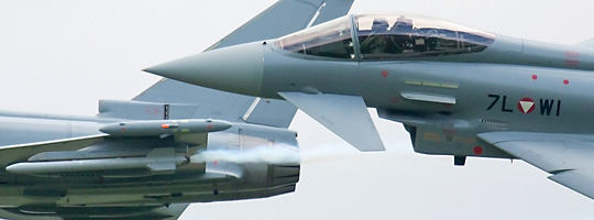 Fix bei der AIRPOWER dabei: Eurofighter Typhoon © Doppeladler.com