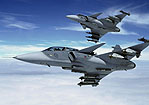 die Saab Gripen.