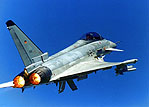 ein deutscher Eurofighter beim Takeoff.
