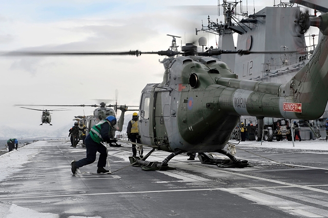 Lynx auf HMS Ocean