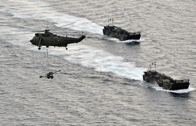 Royal Marines Sea King