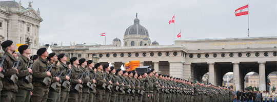 Angelobung am Heldenplatz © Bundesheer