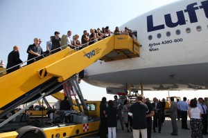 Airbus A380 D-AIMG "Wien" am Flughafen Wien-Schwechat