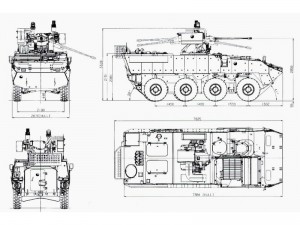 Radschützenpanzer KBVP Pandur II 8x8 CZ