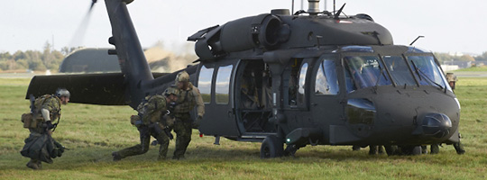 Sikorsky S-70A-42 Black Hawk bei der Night Hawk 2012 © forsvaret.dk