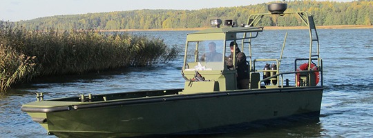 Typenboot des neuen Sturm- und Flachwasserbootes des Bundesheeres © Marine Alutech