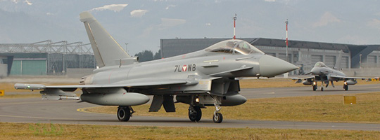 DÄDALUS 2015 - Eurofighter Typhoon schützen den Luftraum über Davos © Stratos