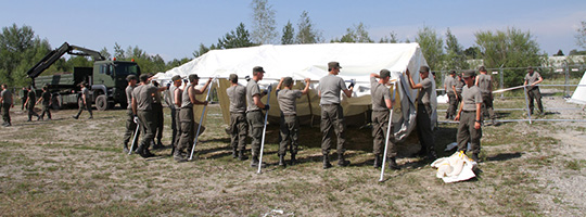 Assistenzeinsatz zur Flüchtlingshilfe © Bundesheer