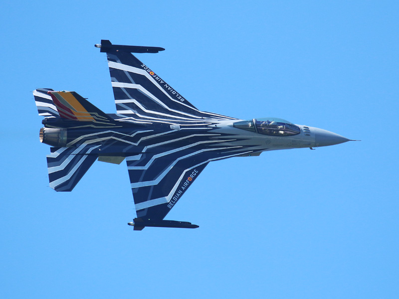 Lockheed Martin F-16 AM FA123 des Belgian Demo Teams © Doppeladler.com