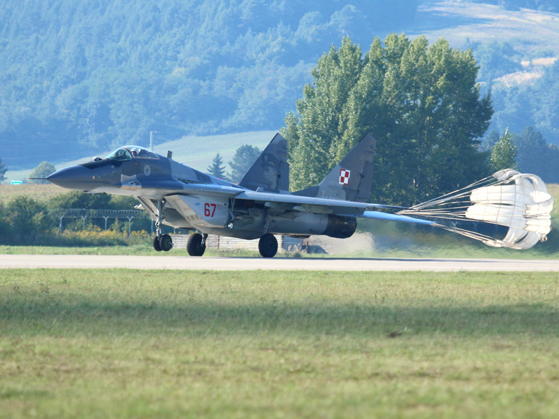 Mikoyan-Gurevich MiG-29 A Fulcrum 67 aus Polen © Doppeladler.com