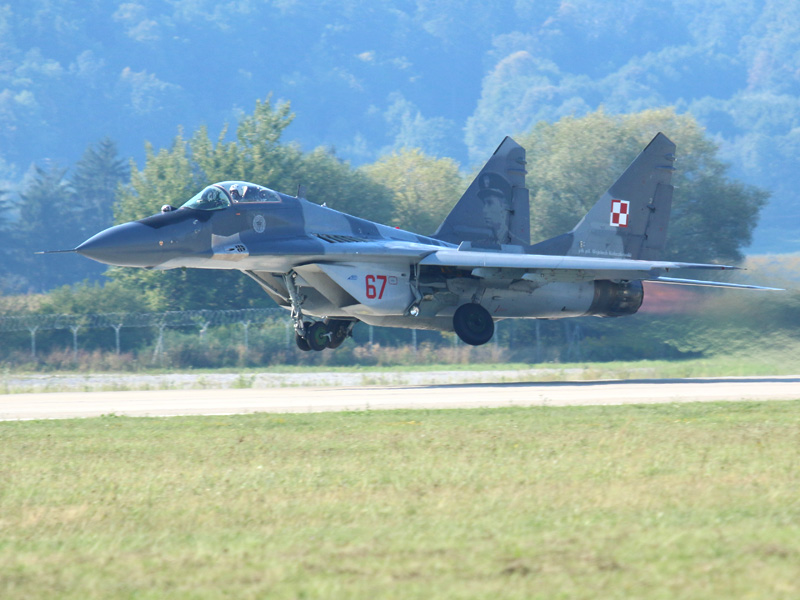 Mikoyan-Gurevich MiG-29 A Fulcrum 67 aus Polen © Doppeladler.com