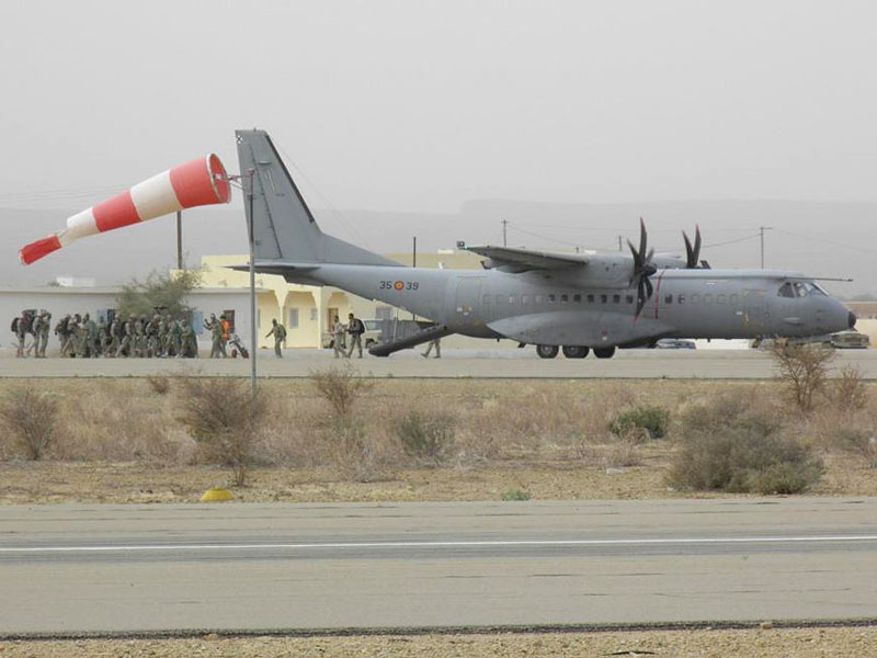 CASA C-295M der spanischen Delegation © Spanische Streitkräfte