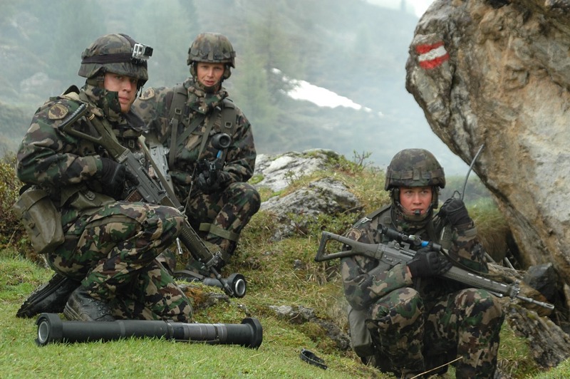 Schweizer Soldaten © Bundesheer