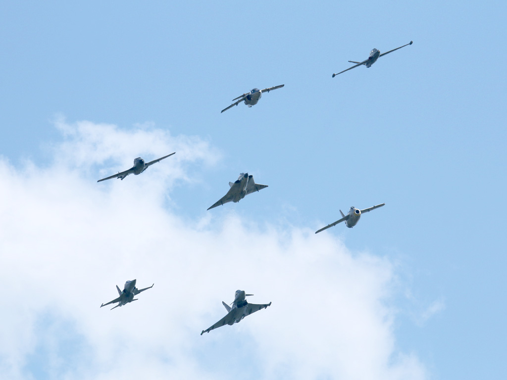 Histo-Formation aller Jet-Typen des Bundesheeres © Doppeladler.com