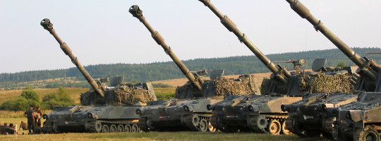 155 mm Panzerhaubitzen M109A5Ö © Bundesheer