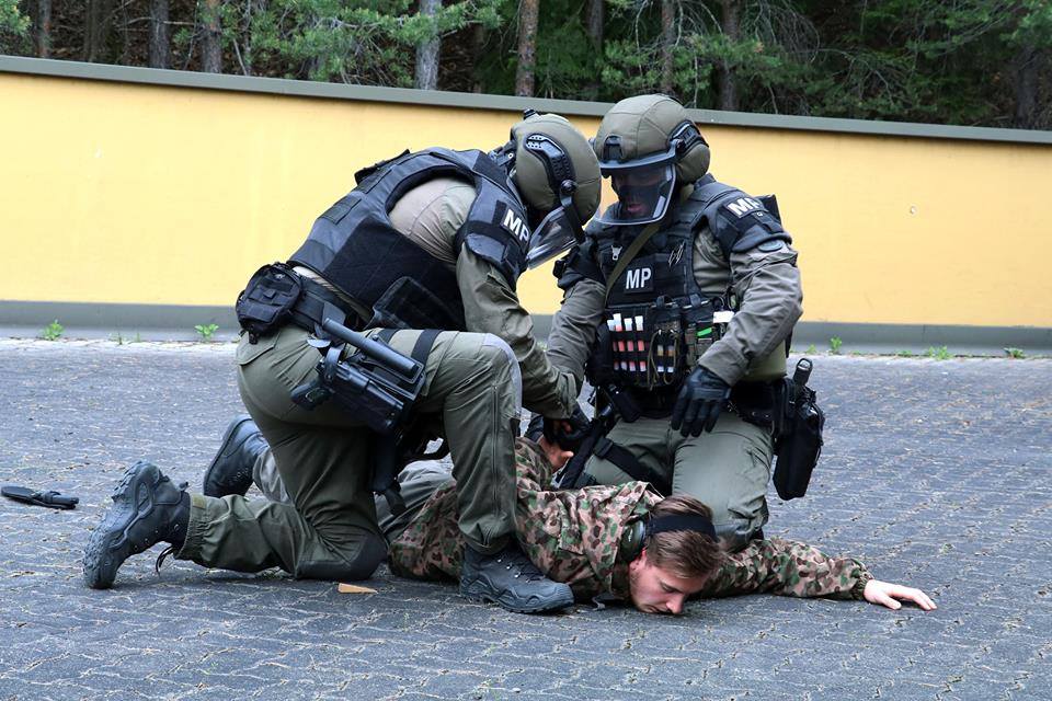 Militärpolizei beim Zugriff © Bundesheer