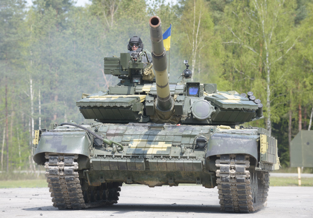 Kampfpanzer T-64BM mod aus der Ukraine © US Army