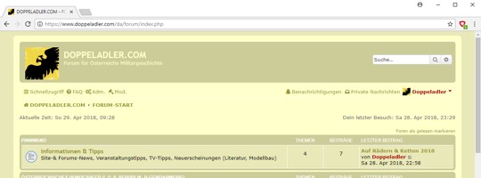 Neues DOPPELADLER.COM FORUM