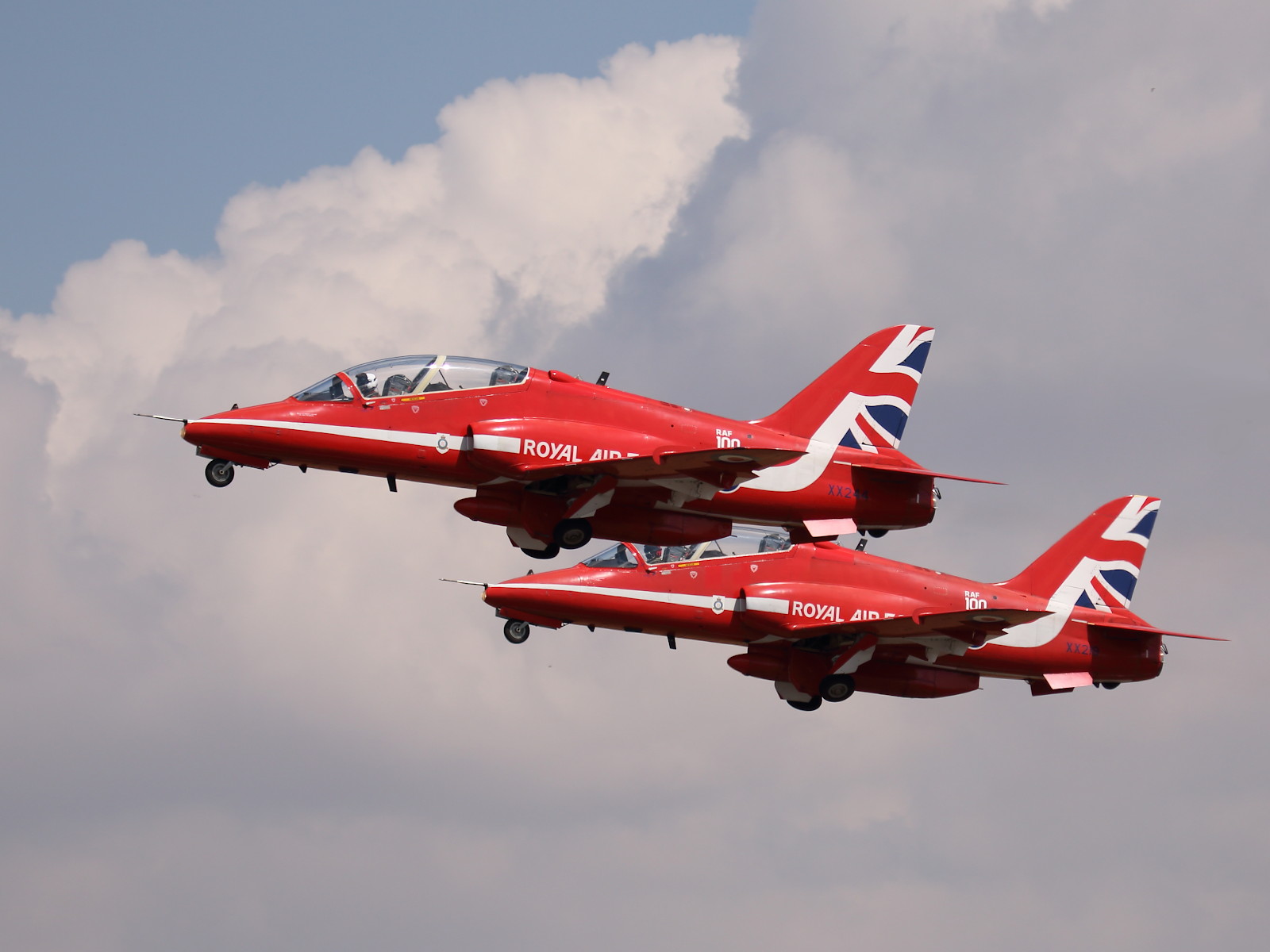 Red Arrows auf BAE Systems Hawk T1 © Doppeladler.com