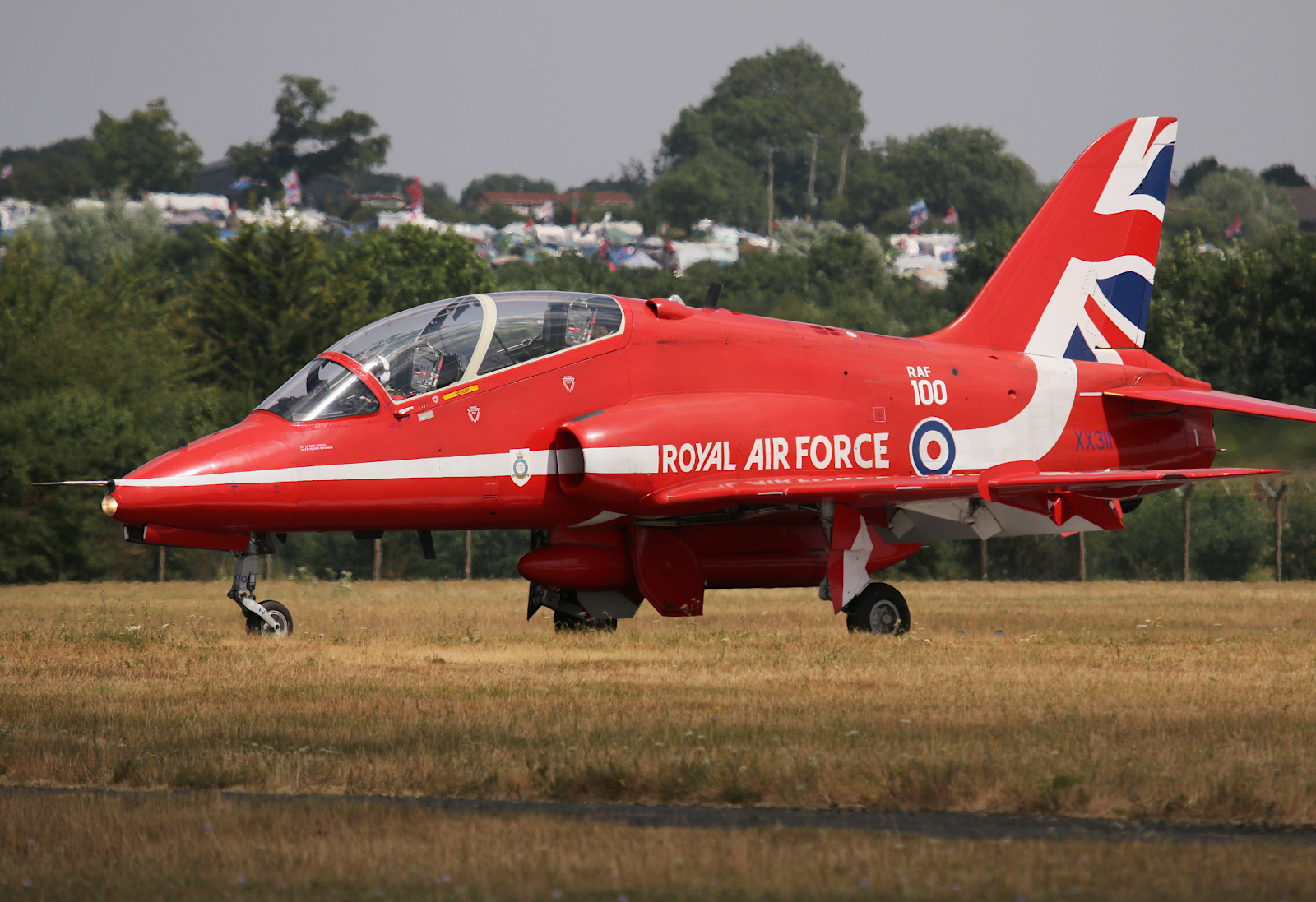Red Arrows auf BAE Systems Hawk T1 © Doppeladler.com