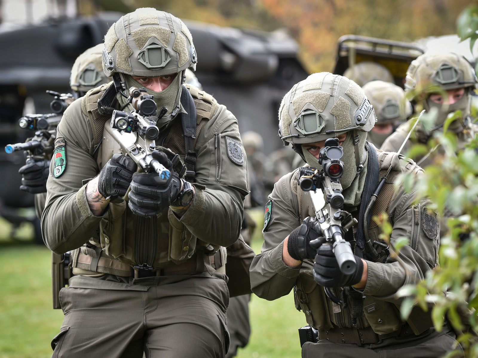 Jägerbataillon 25 bei der Gefechtsvorführung © Bundesheer