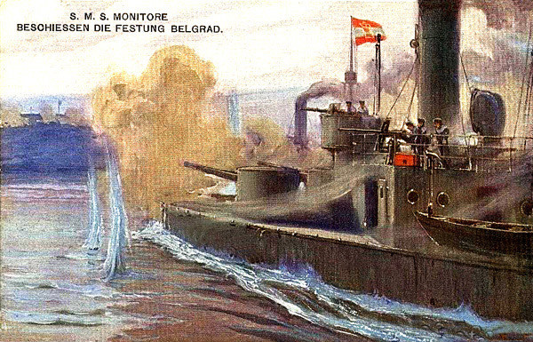 Der Beschuss von Belgrad durch die k.u.k. Donauflottille © Archiv