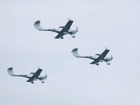Diamond DA-40NG '3H-DA', '3H-DB' und '3H-DD' © Doppeladler.com