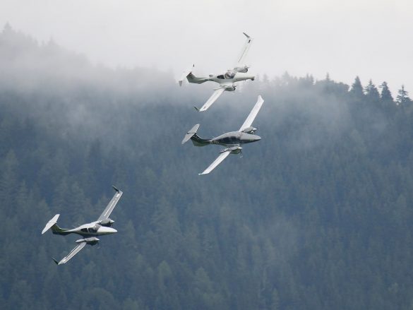 Diamond Aircraft 3er Formation © Doppeladler.com