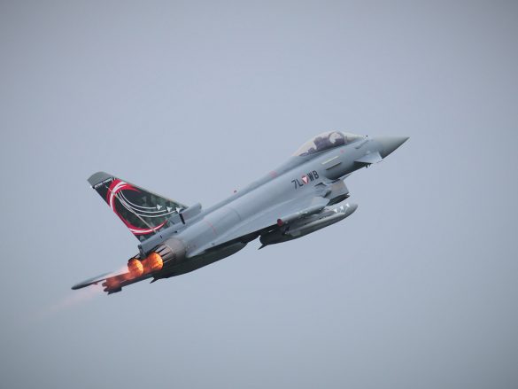 Eurofighter Typhoon '7L-WB' der österreichischen Luftstreitkräfte © Doppeladler.com