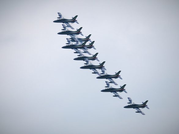 Frecce Tricolori (Aermacchi MB-339 PAN) © Doppeladler.com