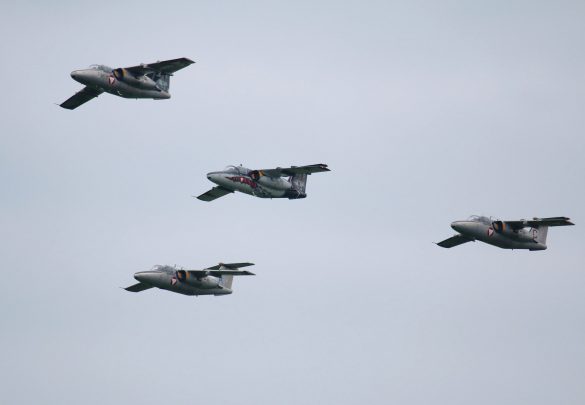 Saab 105 Oe 4er-Formation © Doppeladler.com