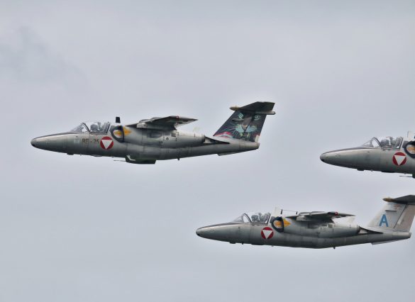 Saab 105 Oe 4er-Formation © Doppeladler.com
