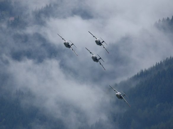 Saab 105 Oe 4er-Formation © Doppeladler.com