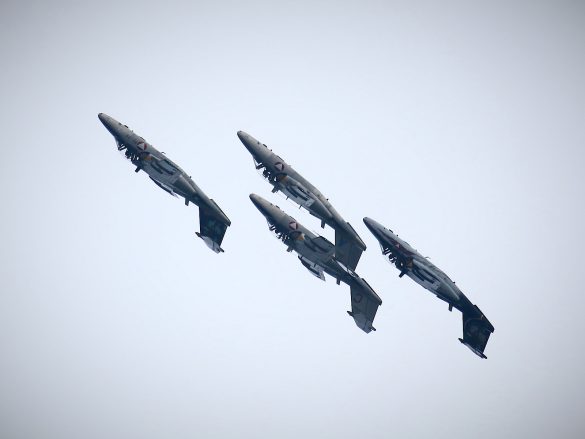 Saab 105 Oe 4er-Formation © Doppeladler.com