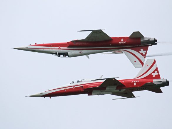 Patrouille Suisse auf Northrop F-5E Tiger II © Doppeladler.com