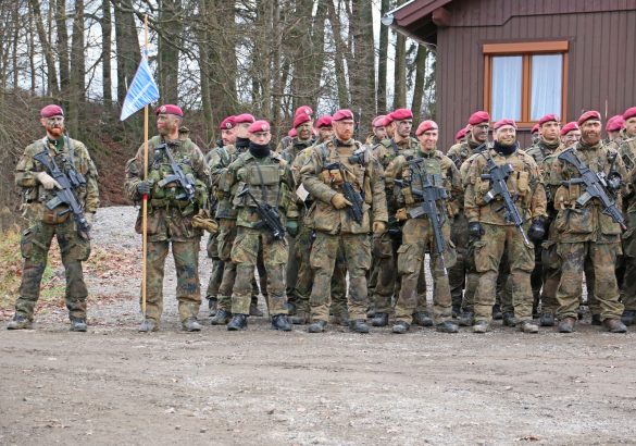 Fallschirmjägerregiment 26 zum Abschluss der Übung angetreten © Doppeladler.com