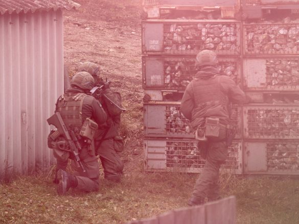 Der Kampf um Steinbach geht unterdessen weiter © Doppeladler.com